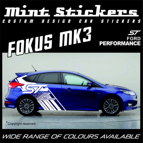 Ford Focus MK3 Fiesta Performance ST Sticker CUSTOM Car Whole Body