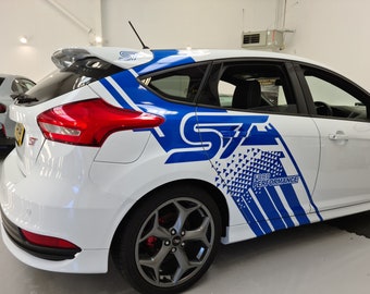 Ford Focus ST Performance, MK3, Custom Car Stickers, Ford Focus Styling  Decal, Focus ST Design Stickers, Car Graphics Decal Kit, Car Wrap 