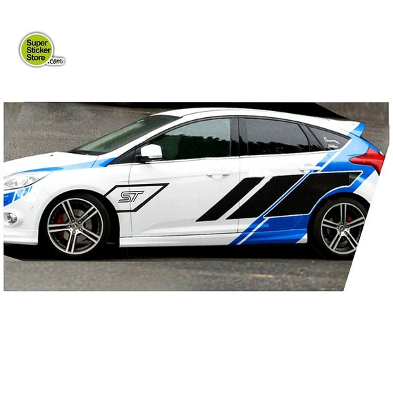 Car Stickers Car Decal Ford Focus ST CUSTOM Whole Body Styling