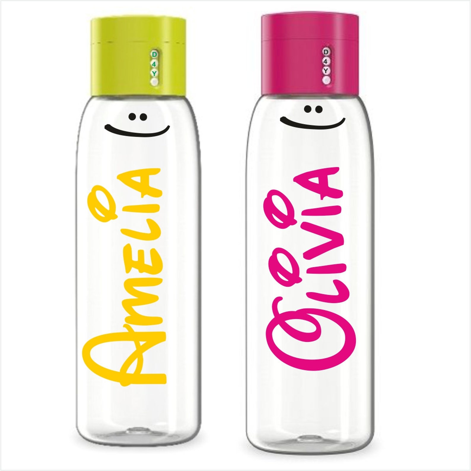 Water Bottle Stickers Personalised Name School Custom Sports Etsy