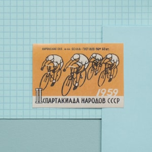 Bikers Sticker USSR Cycling Bicycle Lover Sport Sticker