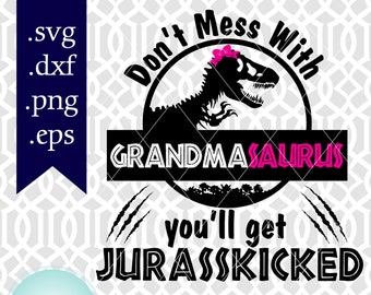 Download Grandmasaurus print | Etsy