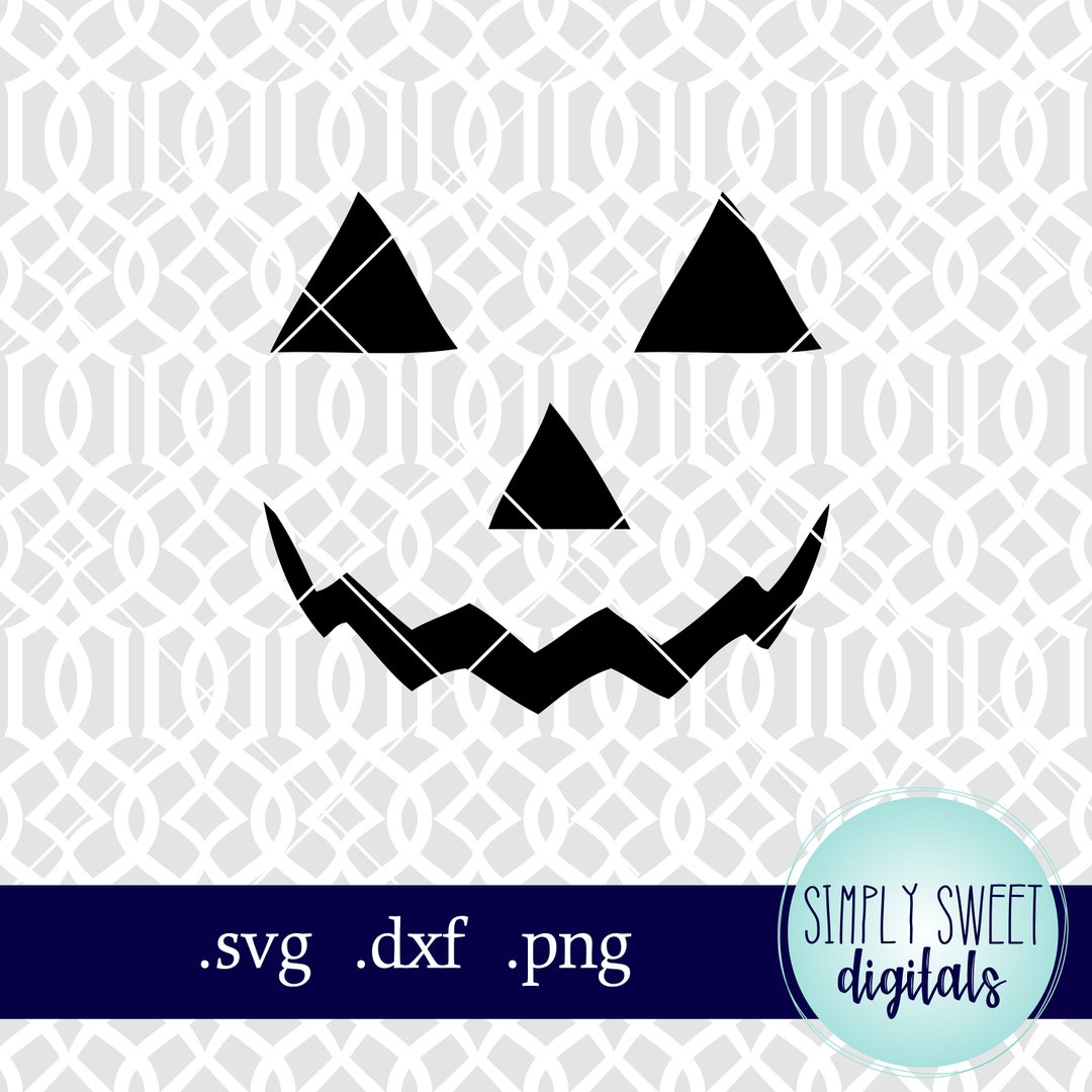Pumpkin Svg Jack-o-lantern Svg Pumpkin Face Cut File Hocus - Etsy