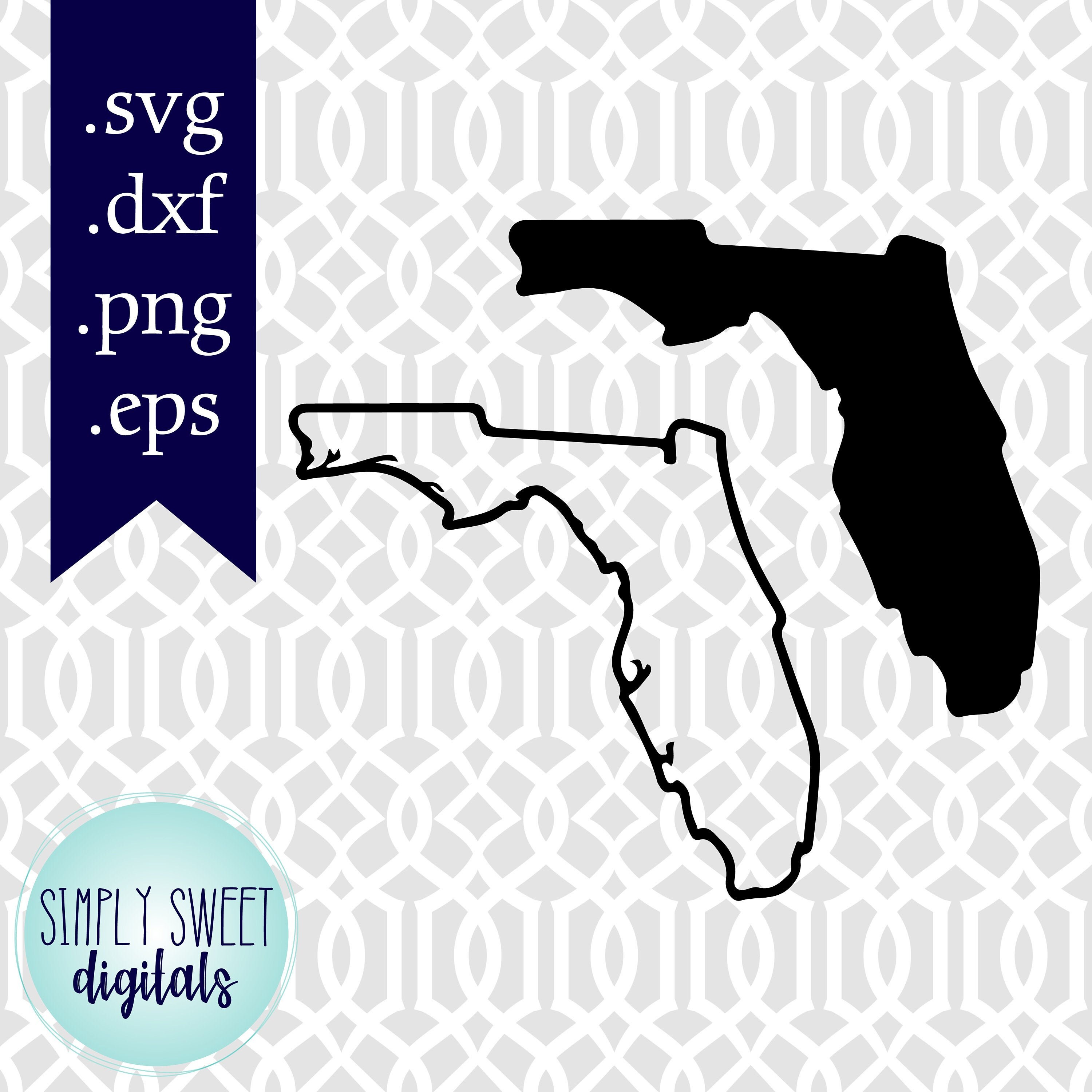 Florida state outline Florida state of Florida svg Florida | Etsy