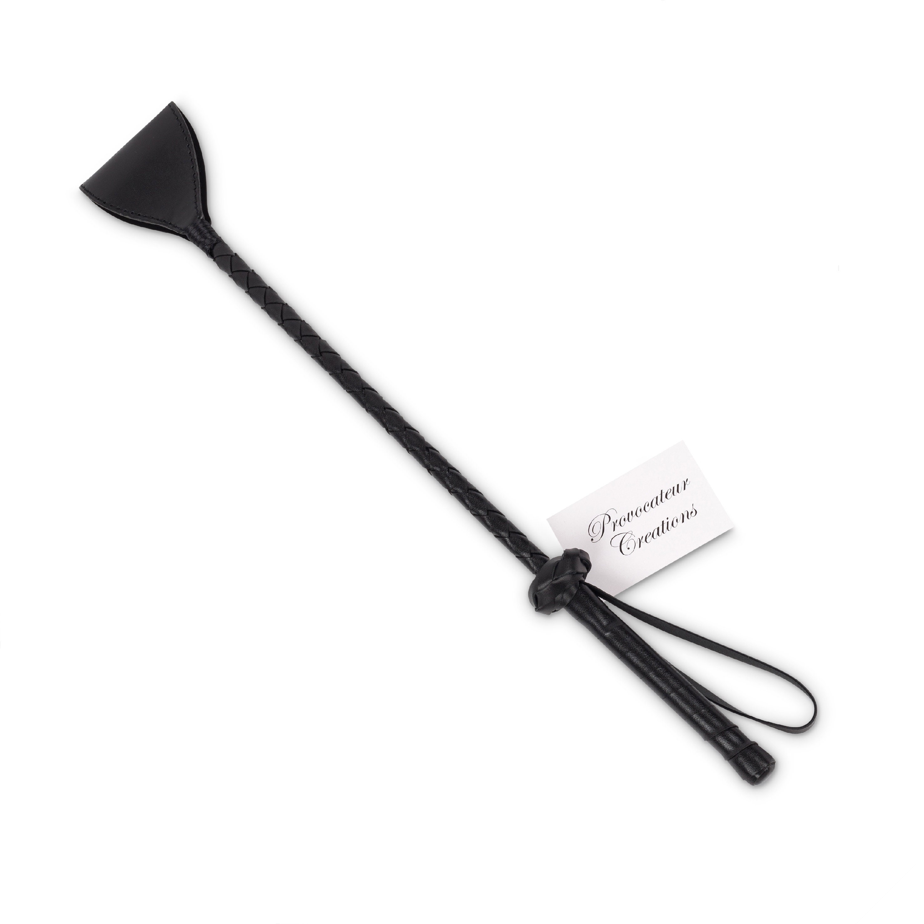 Black Bondage Leather Whip Flogger Riding Crop Paddle Sex |