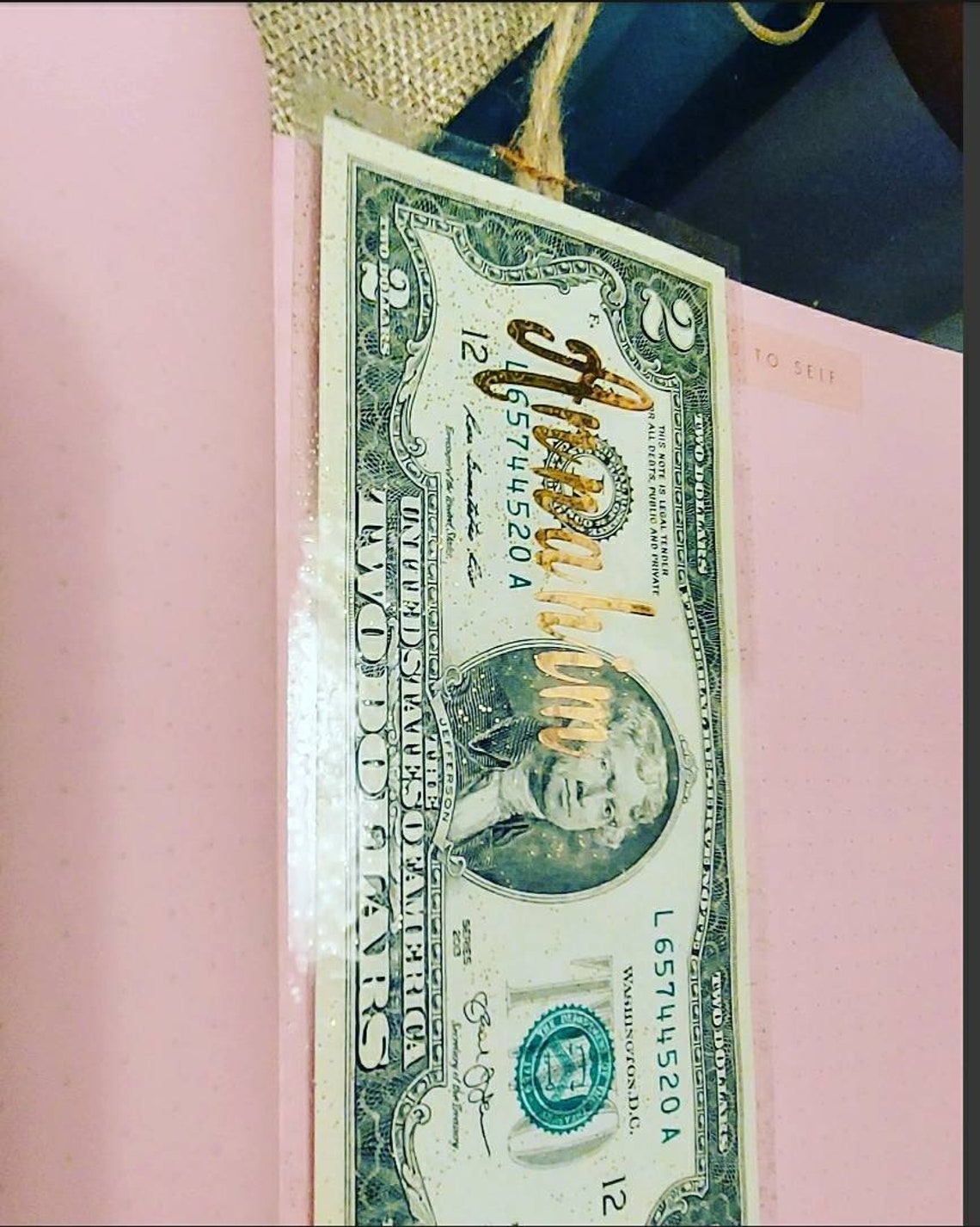 Customize Real Money bookmark Coin collectors laminated Etsy