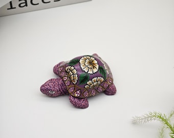 Turtle statue-Unique turtle resin Decor-Turtle Collectible-Handmade-Christmas gift-New Year gift