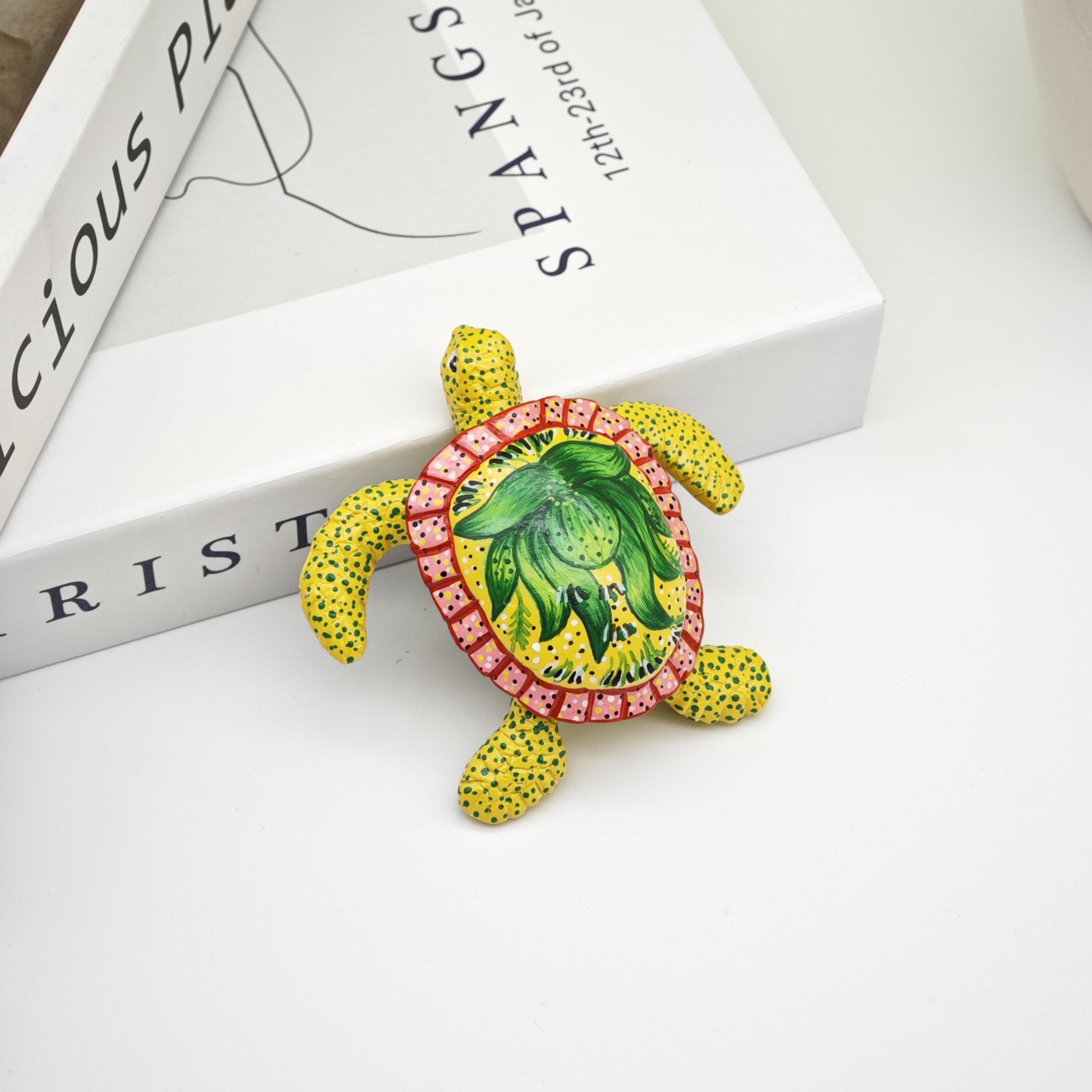 1個 幸運 木製 手彫り 木製 ウミガメ 像 彫刻 アート 装飾 素朴 家の