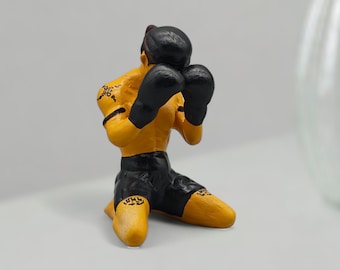 ヴィンテージ ムエタイ ファイター フィギュア – 手作りのタイ