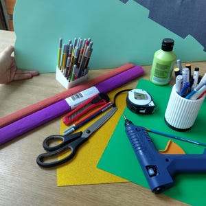 Schultüte 3D T-Rex handgefertigt stabil aus Hartkarton & Premium Krepp, Personalisierte Dinosaurier Zuckertüte für Jungen Einschulung 2026 afbeelding 11