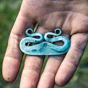 Bow shape fire striker replica Kangsala, Juvenius, Finland.  8-11th. century.