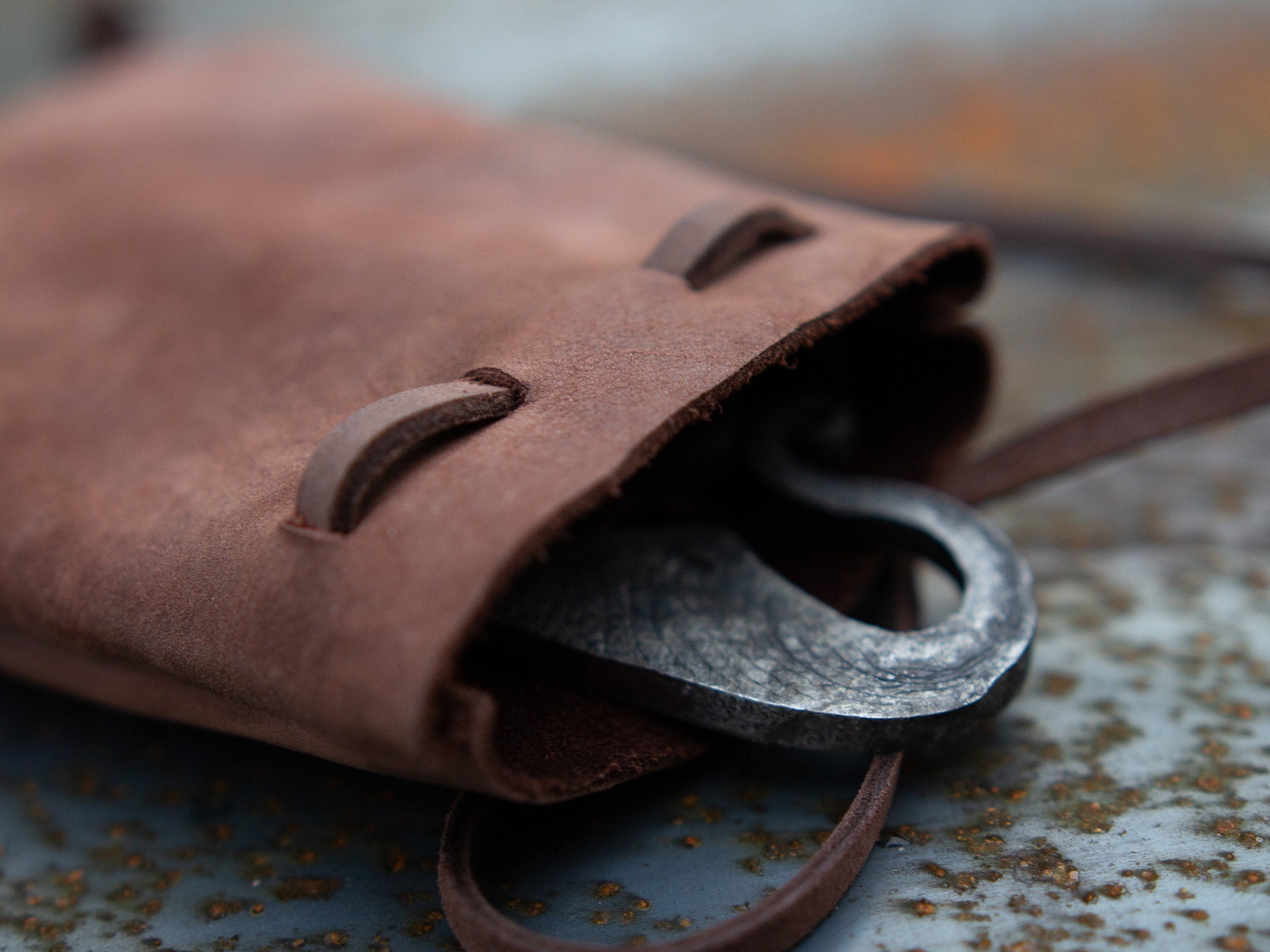 Handmade leather pouch leather bag. Etsy