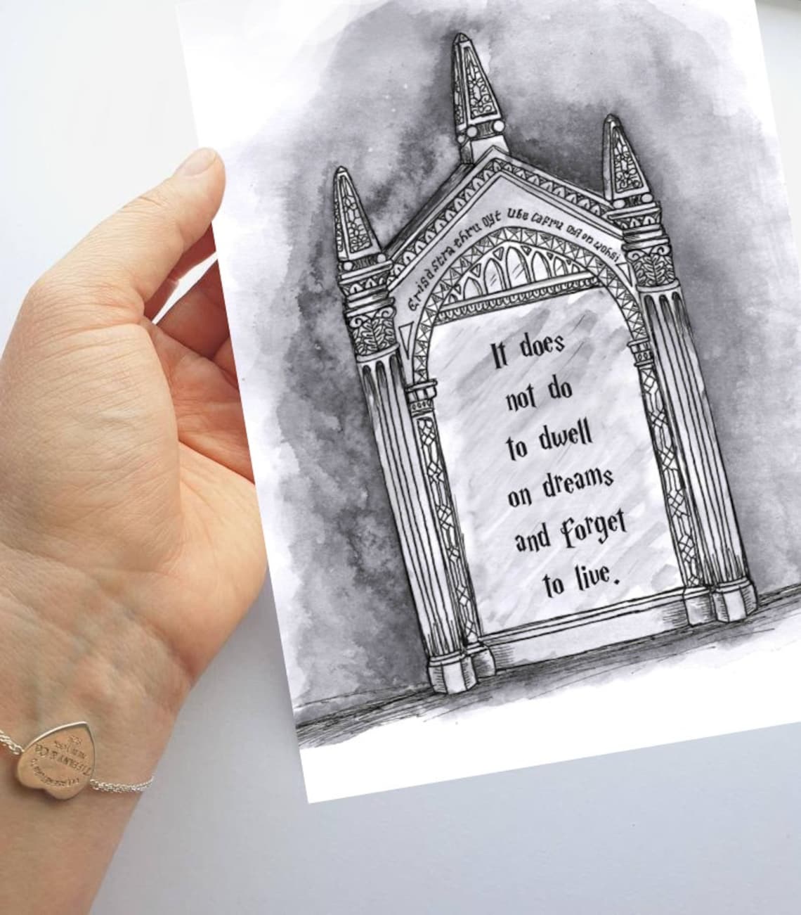 Mirror of erised print magical art print art print wall Etsy