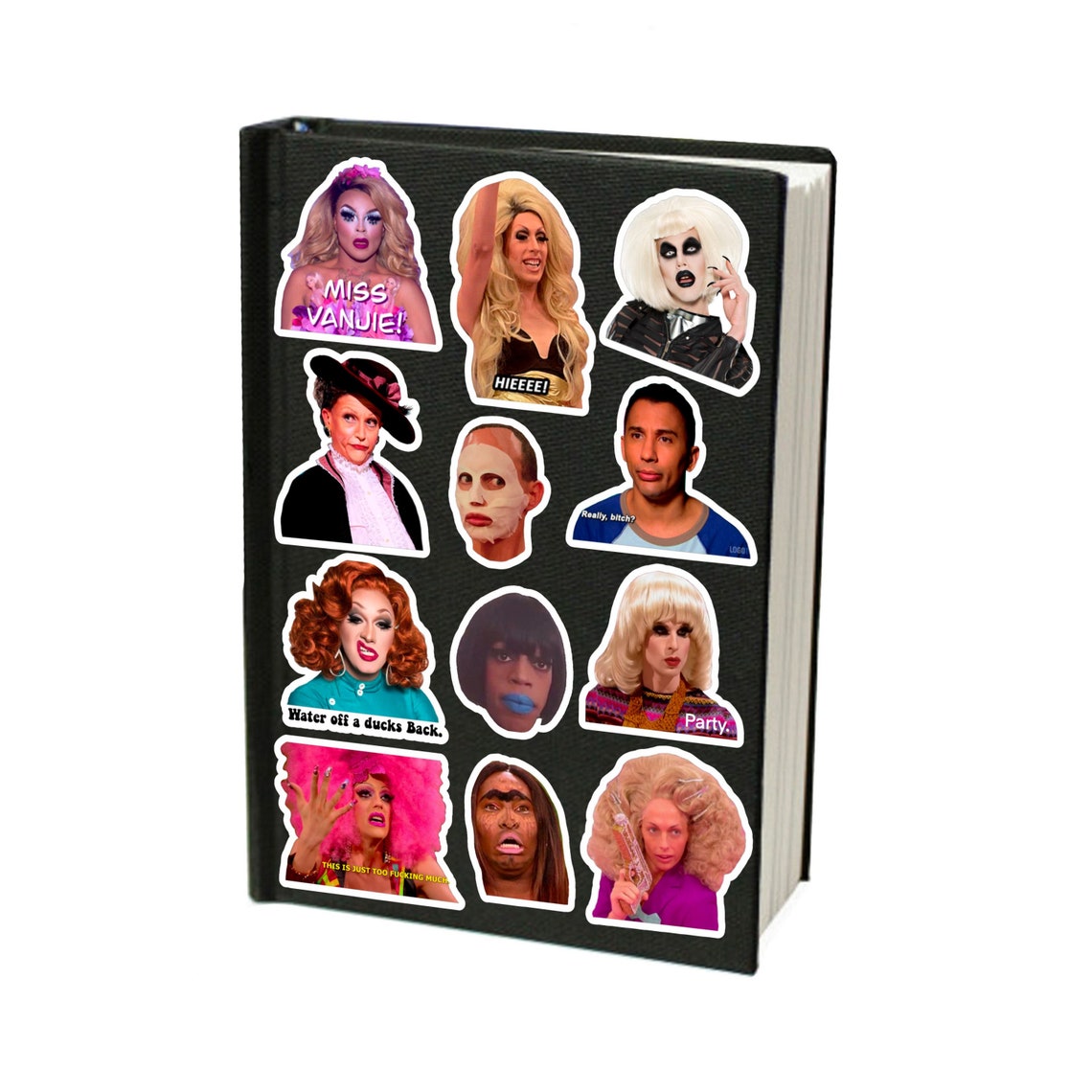 Drag stickers drag queen sticker set drag race stickers Etsy