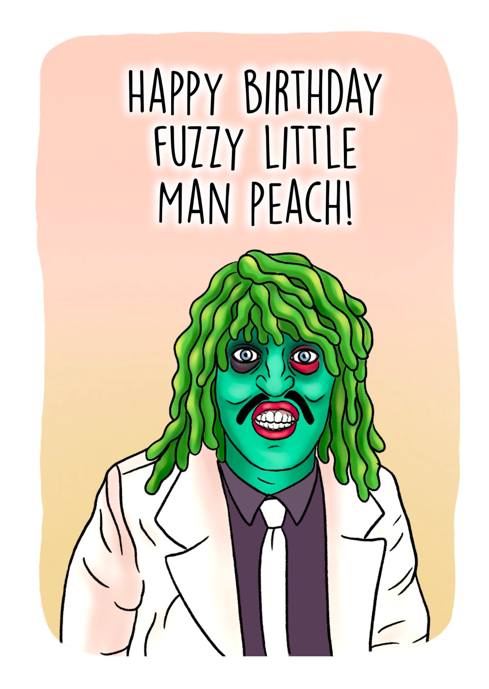 Old gregg A6 greeting card birthday card funny birthday Etsy