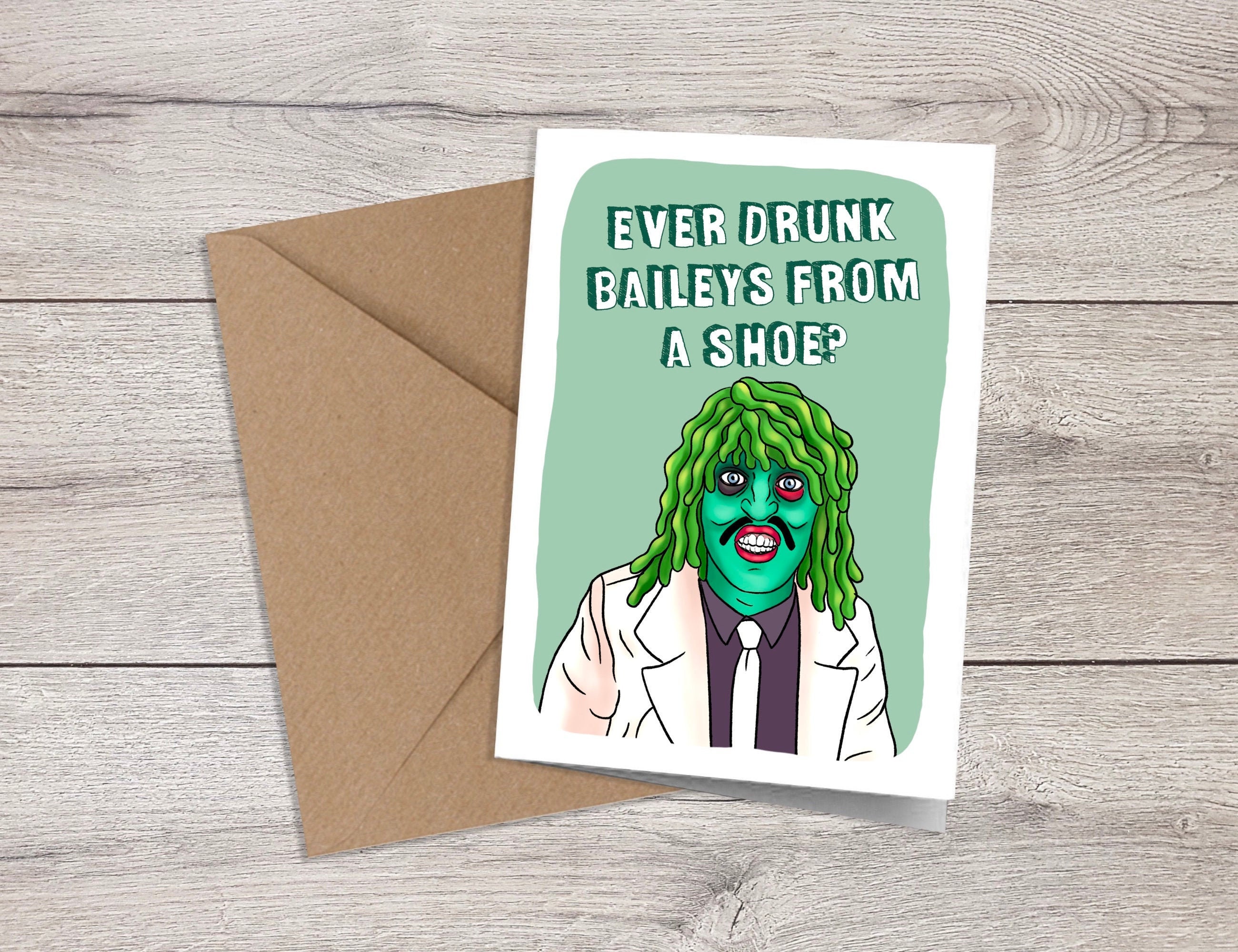 Old gregg A6 greeting card birthday card funny birthday Etsy