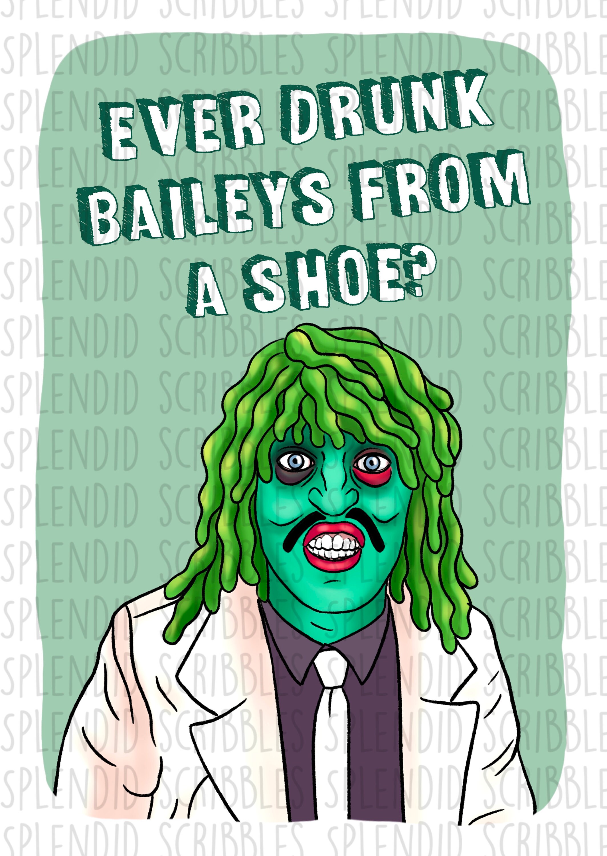 Old gregg A6 greeting card birthday card funny birthday Etsy
