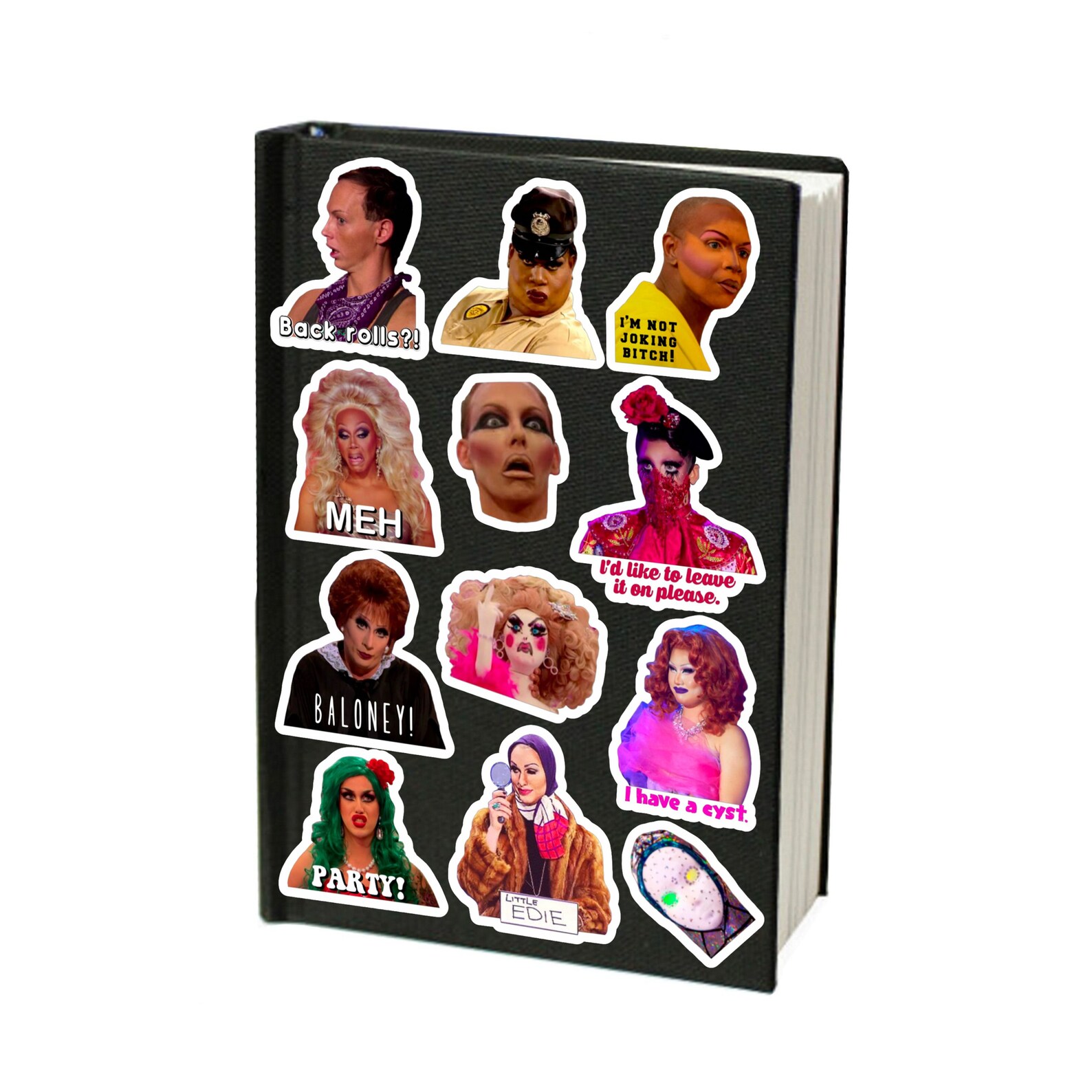 Drag stickers drag queen sticker set drag race stickers Etsy