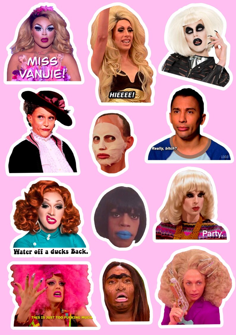 drag queen makeup sticker tatoo drag queen makeup sticker tatoo