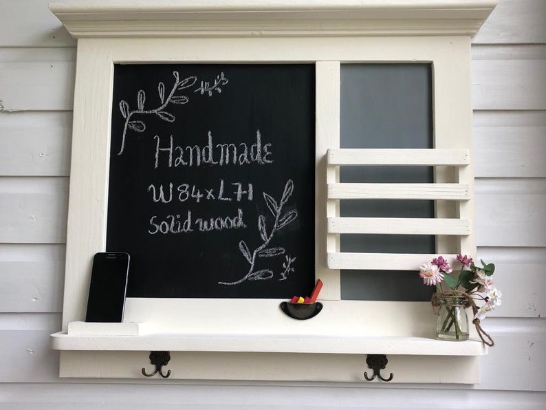 Elegant Chalkboard Message Board Blackboard Notice Board Etsy Ireland