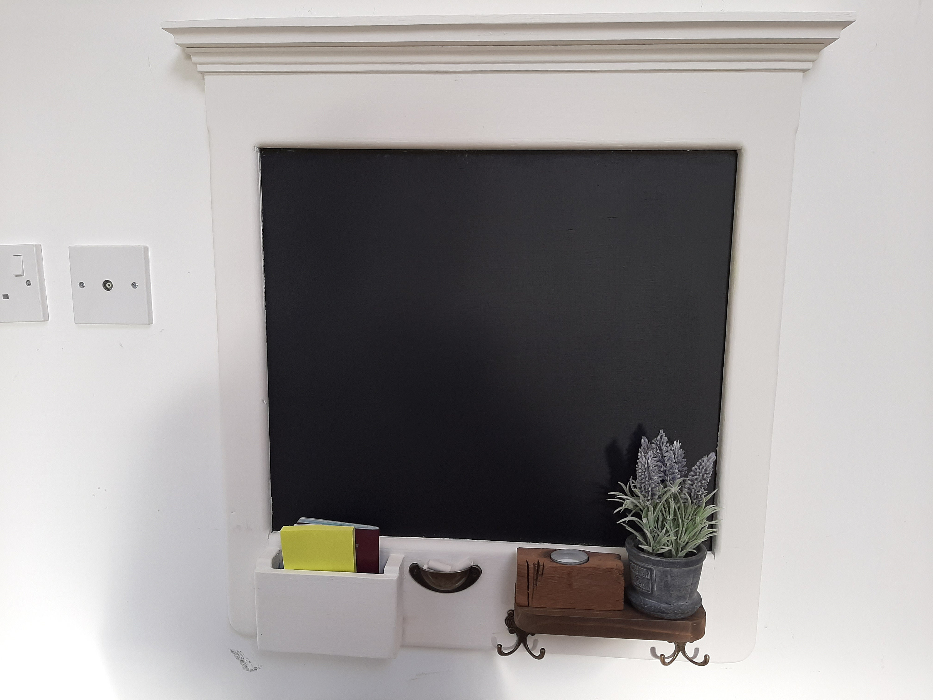 Message board Chalkboard Blackboard Notice Board Organizer Etsy