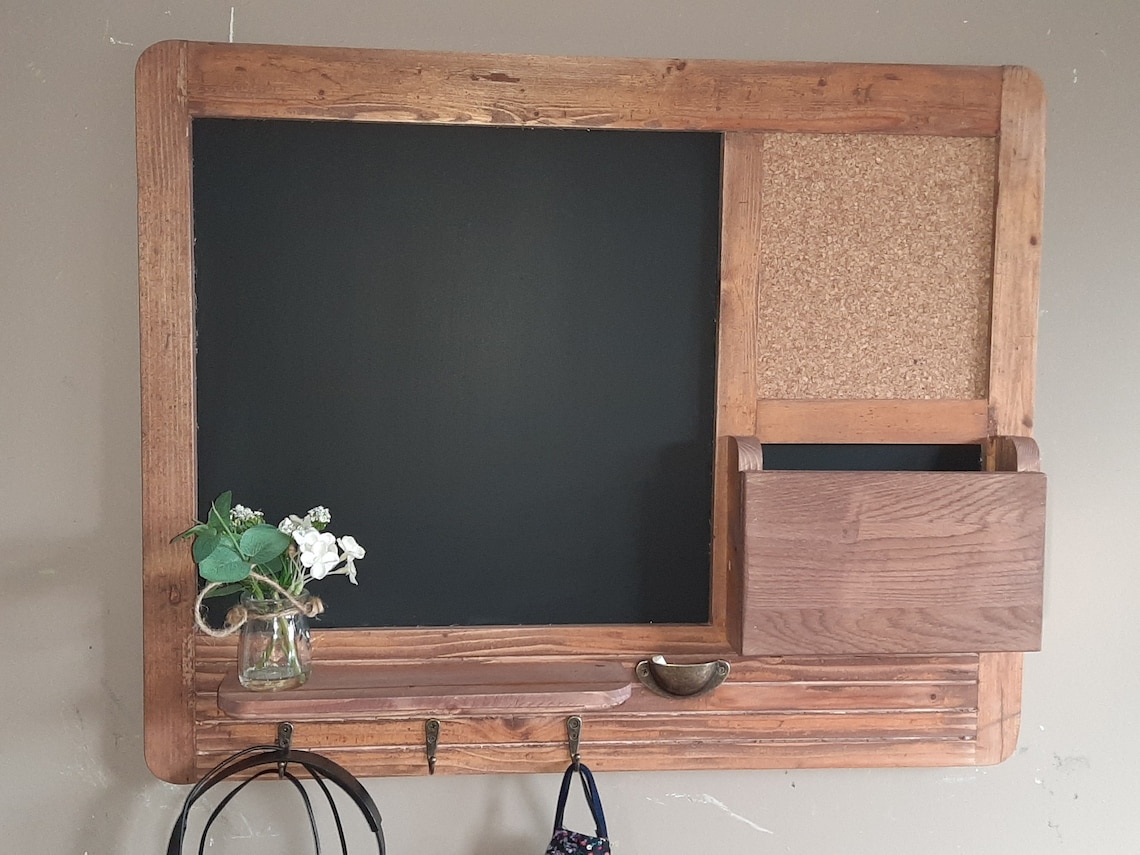 Ripped Rustic Solid Wood Kitchen Message Board Menu Board Etsy