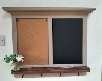 Homestead Range - 'Half n' half' Custom Built Chalkboard, kitchen Message Board, Kitchen Organiser, Message Board, Notice Board