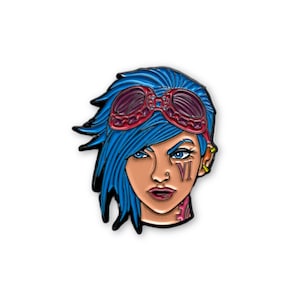 Vi League Of Legends Soft Enamel Pin “Neon Vi” Variant