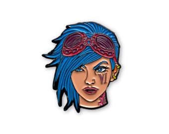 Vi League Of Legends Soft Enamel Pin “Neon Vi” Variant