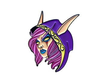 Sylvanas Rare 80s Variant - Soft Enamel Pin