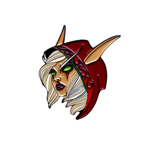 Sylvanas Rare “Blood Elf” Variant - Soft Enamel Pin