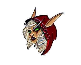 Sylvanas Rare “Blood Elf” Variant - Soft Enamel Pin