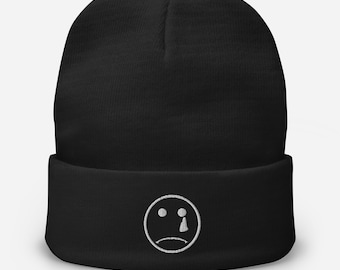 Live Free or Cry (Emo Night) Knit Beanie