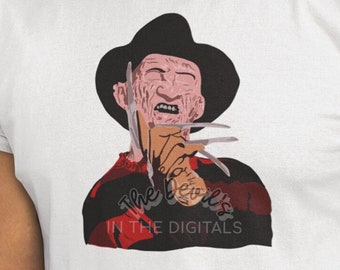 freddy horror png para sublimación, dtg, dtf, impresión
