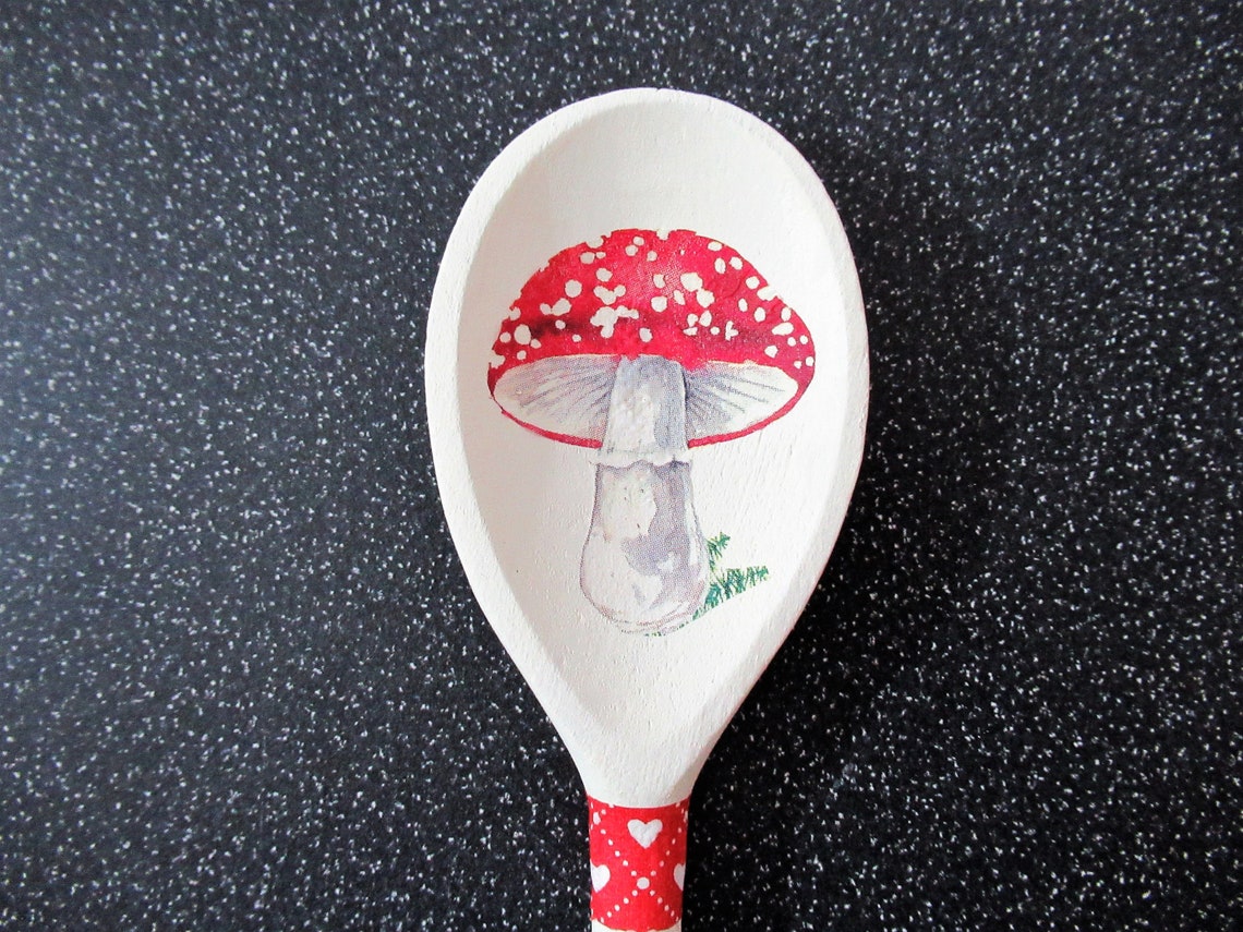 12 30cms Decorative Decoupage Wooden Spoons. Etsy UK