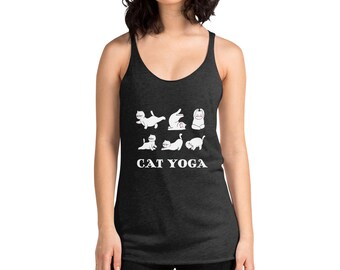 Racerback Tank - Cat Yoga