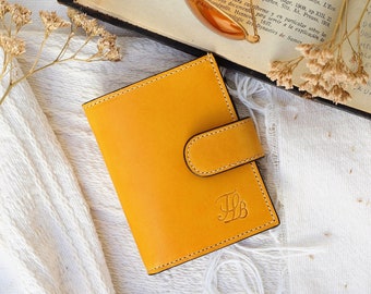 Mini Womens Wallet - Minimalist and Cute Preppy Design wallet - Womens Mini leather Wallet.