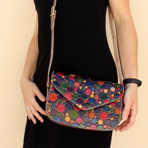 Multicolor crossbody purse store