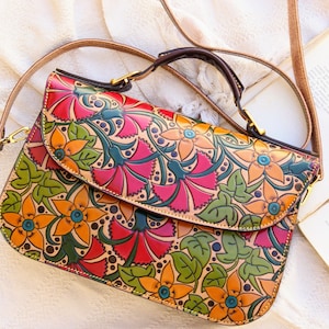 Vintage Floral Bags for Bouquets with Handles