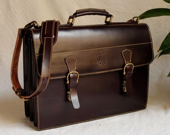 Borsa Portatile ECOSUSI 15.6 Pollici In Ecopelle, Tracolla Regolabile, Versatile Per Lavoro E Viaggi