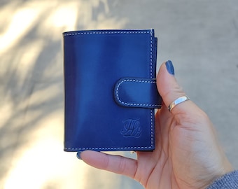 Leather Women's Wallet, Leather Wallet Women, Womens Small Leather Wallet, Card Wallet, Custom Wallet, Slim Wallet, 3rd anniversary gift