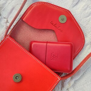 Leather Card holder, Leather Business card holder, Minimalist card holder, leather card sleeve, leather goods for men, card holder wallet image 17