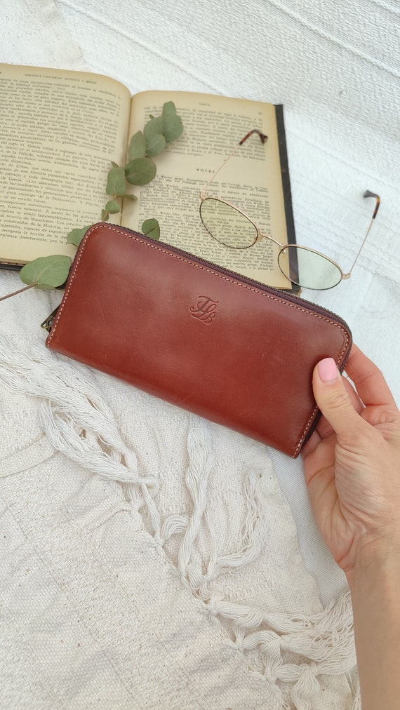 Portafoglio Da Donna Con Cerniera E Pochette Per Telefono, Simboli Di Londra Inghilterra Nero, Borsa Da Viaggio In Pelle Pochette Porta Carte Organizzatore Portafogli, Multi, 8.07x1x4.53 In - Foto 5