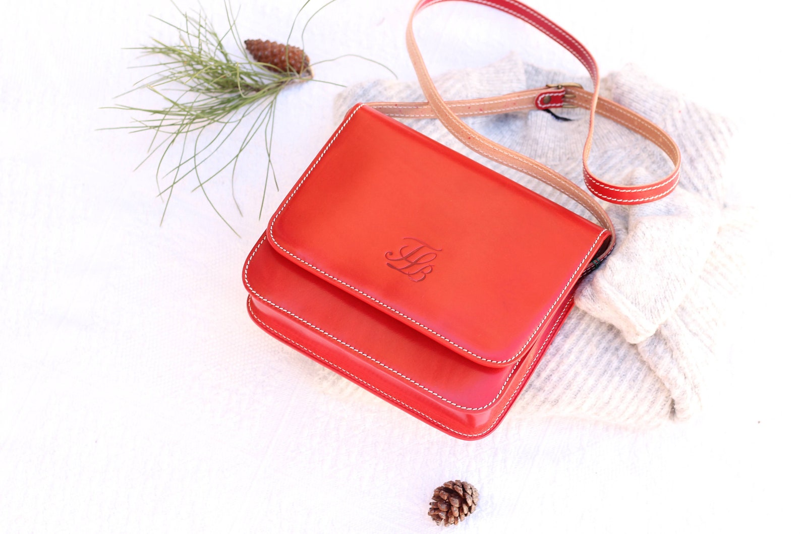 Handmade Leather Handbags Leather Crossbody Bag for Women Etsy