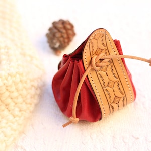 Drawstring money pouch discount