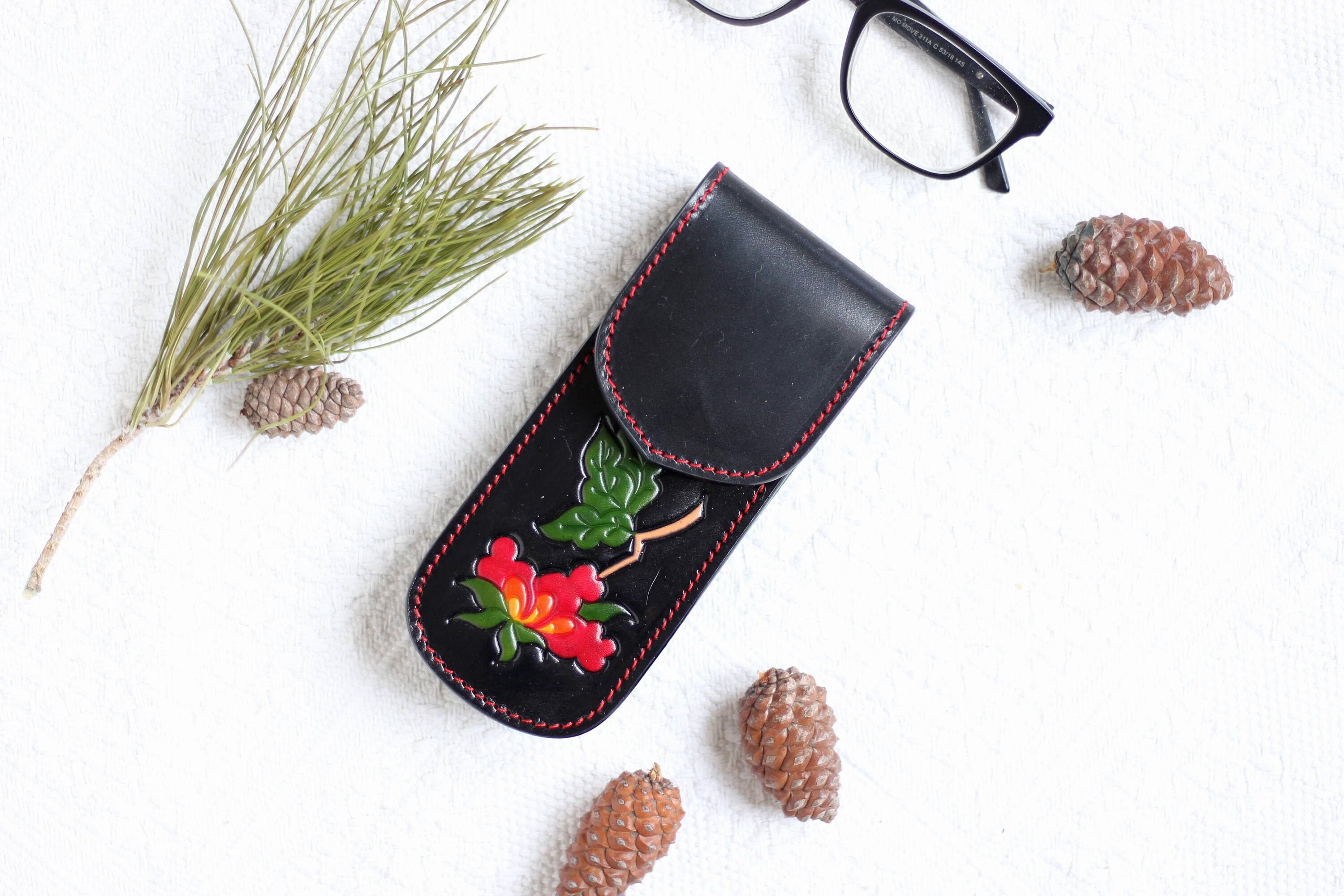 Personalized Glasses Case Glasses Case With Clasp Soft Etsy