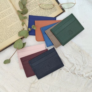 Titolare della carta sottile in pelle, titolare della carta da uomo, titolare della carta quadrato, titolare della carta nera, titolare della carta da viaggio, titolare della carta semplice, titolare della carta da uomo