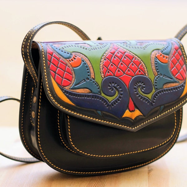 Handmade Leather Purse Etsy