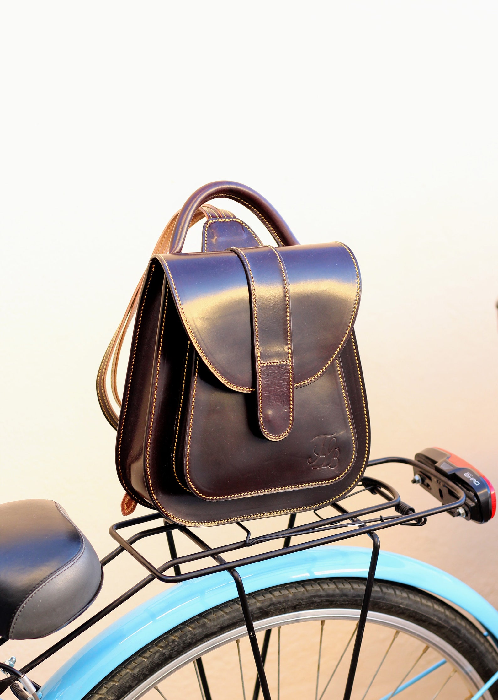 Dark Brown Leather Backpack Purse for Women Brown Leather Etsy