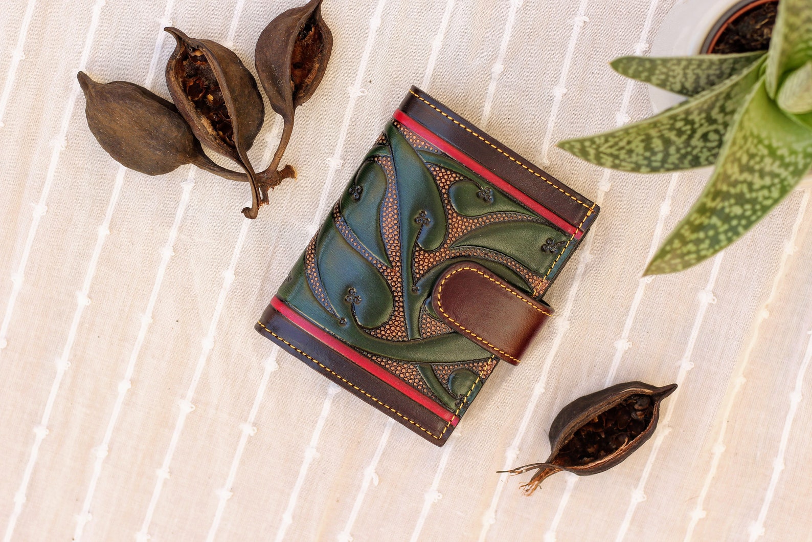 Rite of Passage Squash Leaf Foldable Wallet